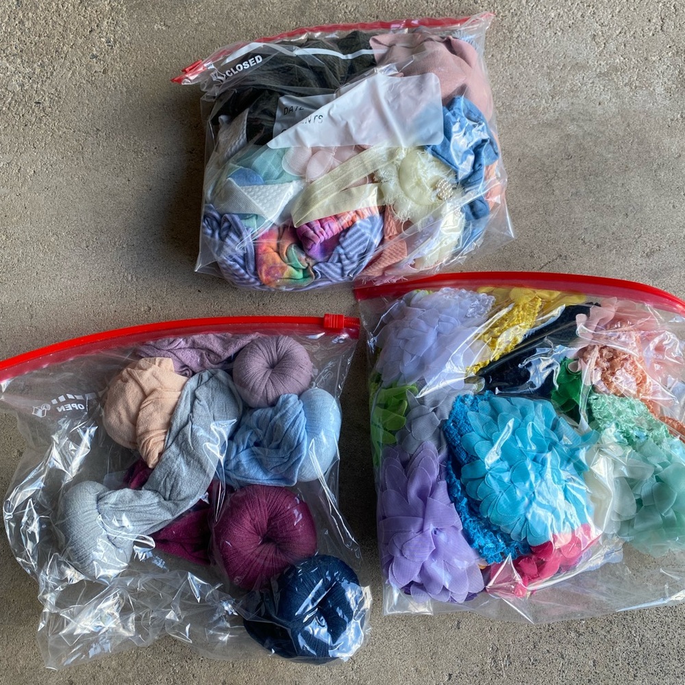 Bundle of toddler girl headbands